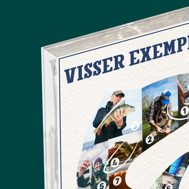 Vorm Van Foto'S: Vissers Exemplaar - Acryl Blok