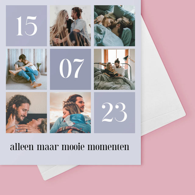 Fotocollage: Beste Momenten - Wenskaart