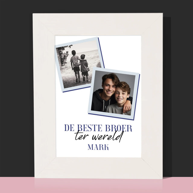 Fotocollage: De Beste Broer - Fotokader (Horziontaal)