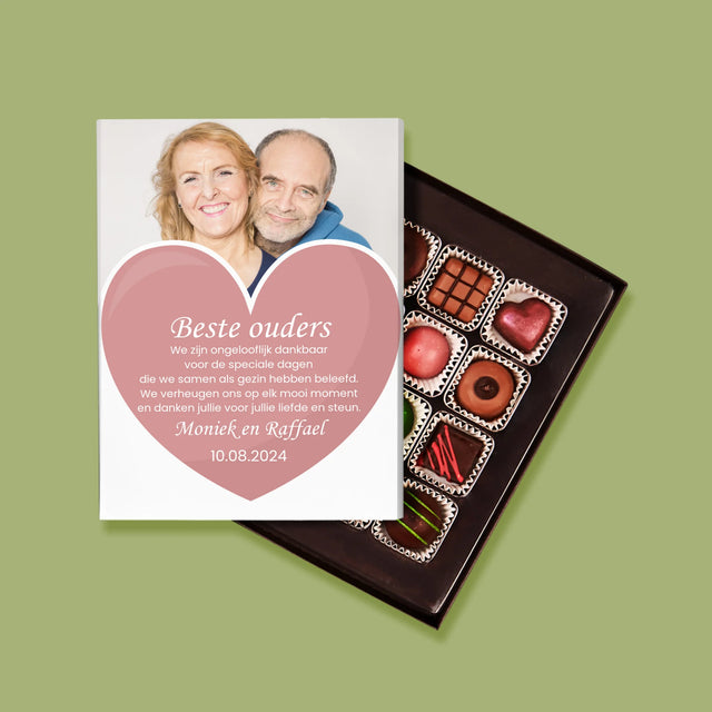 Foto En Handtekening: Beste Ouders - Pralines