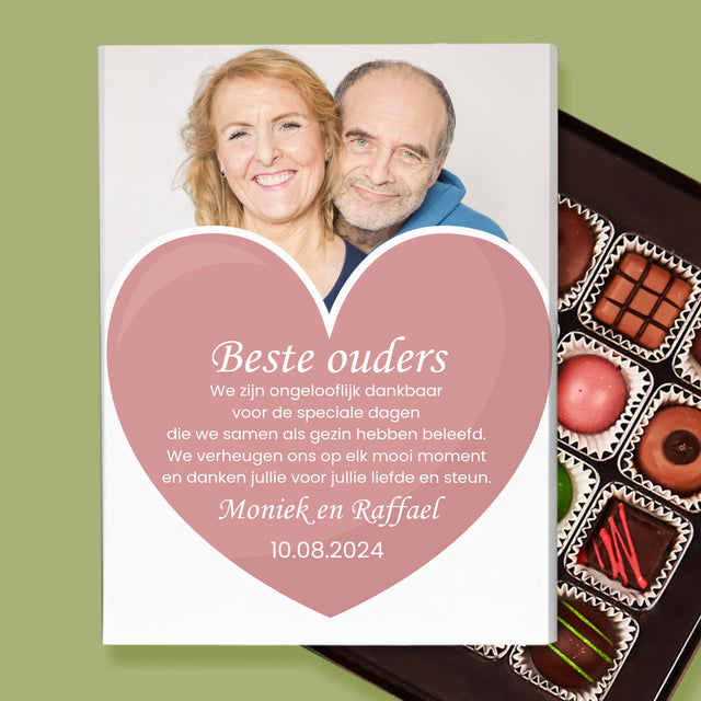 Foto En Handtekening: Beste Ouders - Pralines