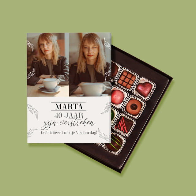 Fotocollage: 40 Jaar Zijn Verstreken - Pralines