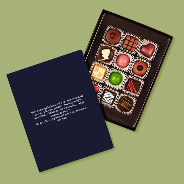 Starrenkaart: Sterrenkaart: Sterren Fonkelen Op Jouw Verjaardag - Pralines