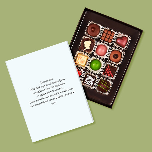 Fotocollage: Verzoek Om Peter Te Worden - Pralines