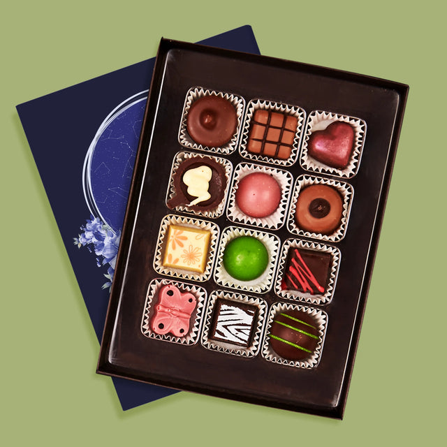Starrenkaart: Sterrenkaart: Sterren Fonkelen Op Jouw Verjaardag - Pralines