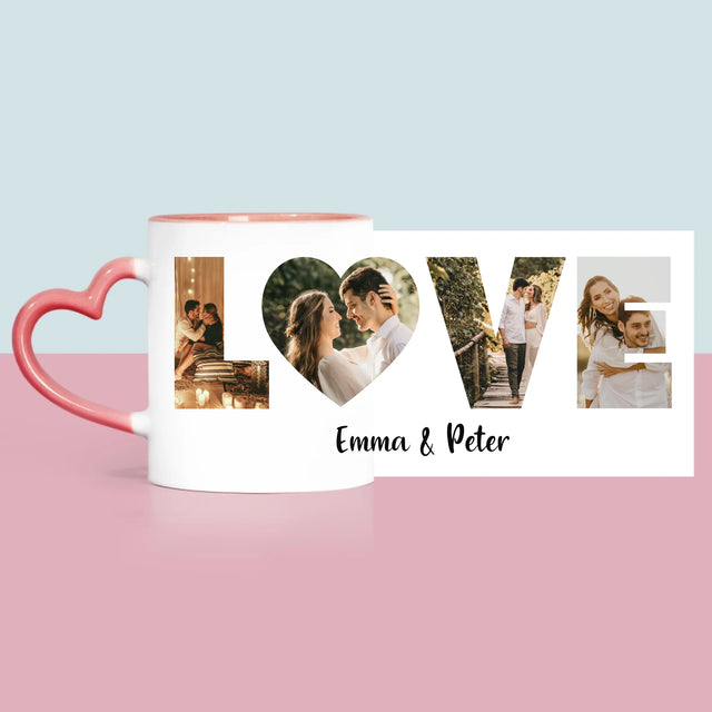 Woord Van Foto'S: Love Met Jouw Foto'S - Mok