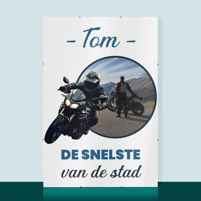 Foto En Handtekening: De Snelste Van De Stad  - Poster