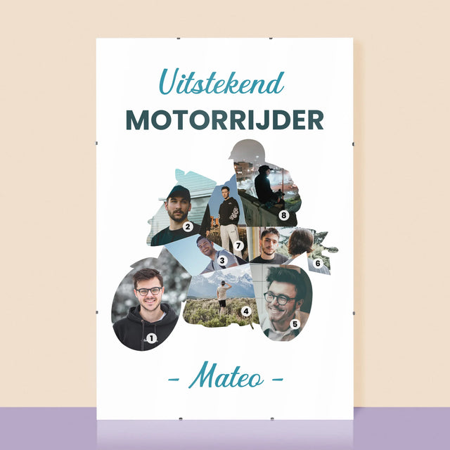Vorm Van Foto'S: Uitstekend Motorrijder - Poster