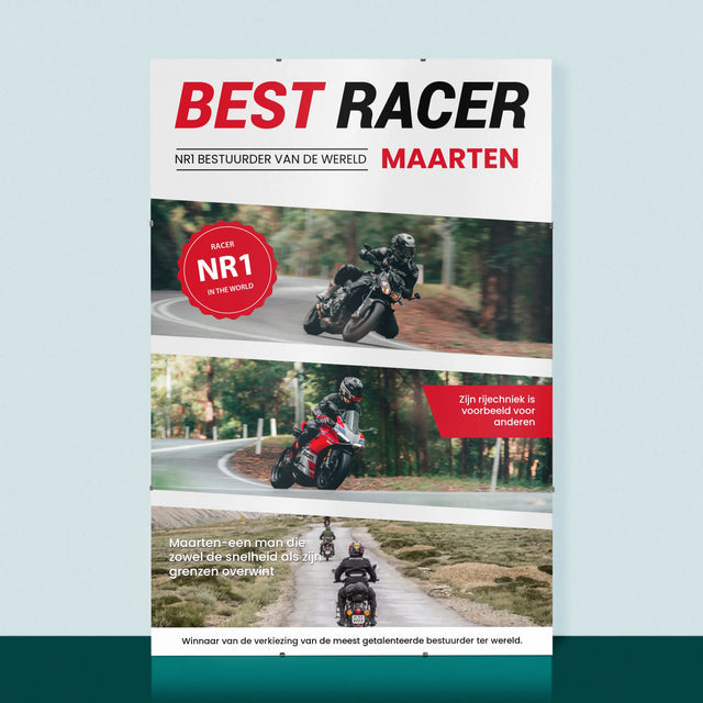 Omslag Van Tijdschrift: Best Racer - Poster
