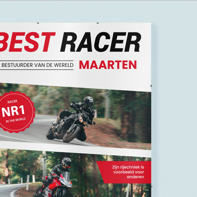 Omslag Van Tijdschrift: Best Racer - Poster