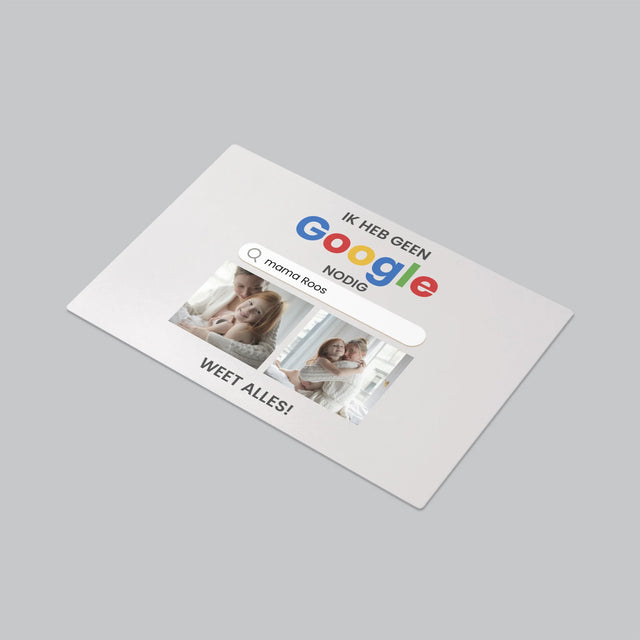 Fotocollage: Ik Heb Geen Google Nodig - Bureauonderlegger