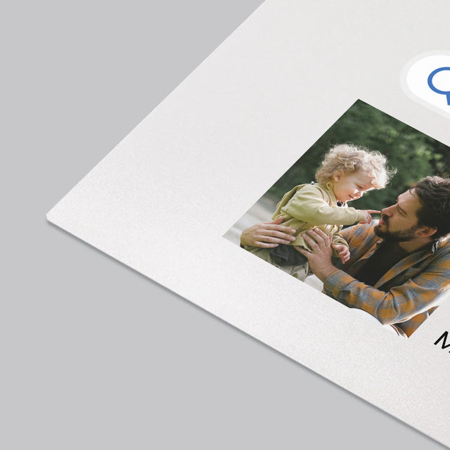 Foto En Handtekening: Beste Papa, Google-Score - Bureauonderlegger