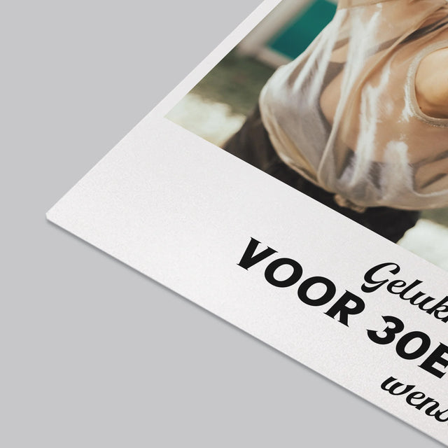 Fotocollage: Fotocollage Verjaardag - Bureauonderlegger