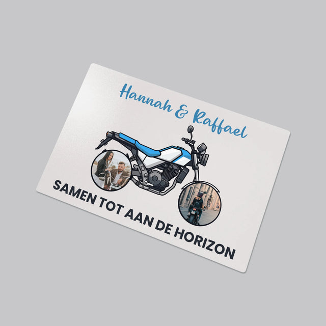 Fotocollage: Samen Tot Aan De Horizon - Bureauonderlegger