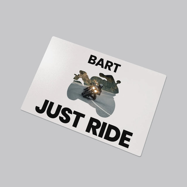 Vorm Van Foto'S: Just Ride - Bureauonderlegger