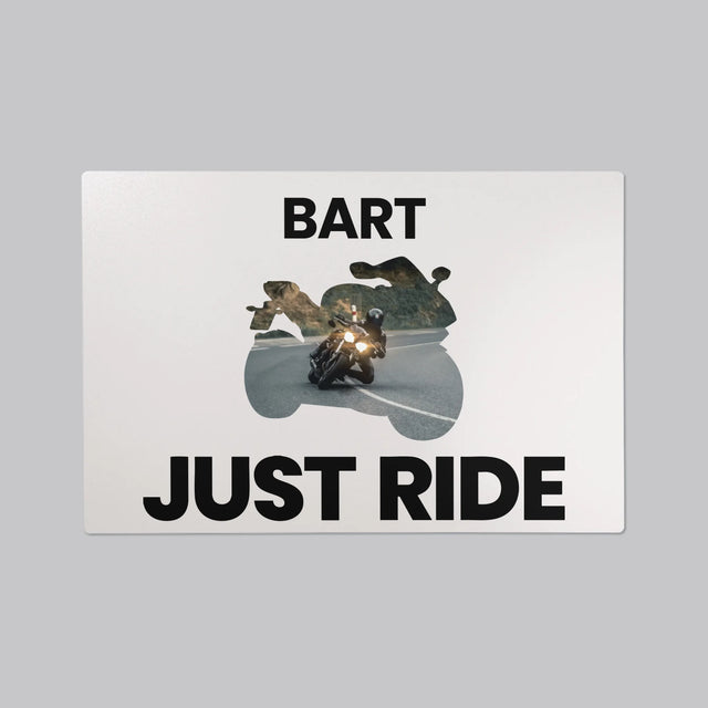 Vorm Van Foto'S: Just Ride - Bureauonderlegger