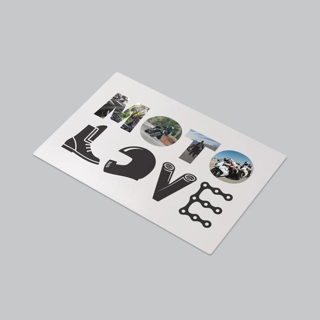 Woord Van Foto'S: Motolove - Bureauonderlegger