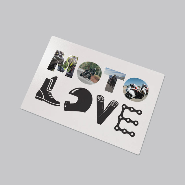 Woord Van Foto'S: Motolove - Bureauonderlegger