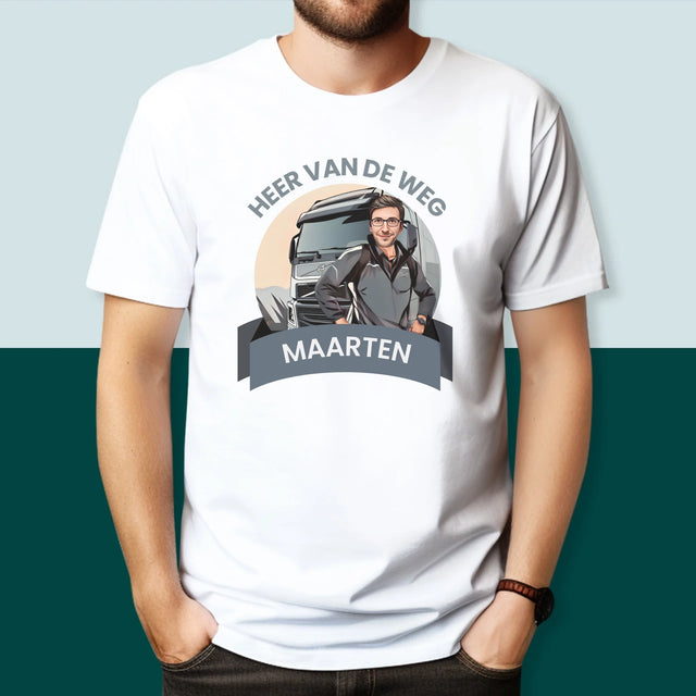 Jouw Karakter: Heer Van De Weg - T-Shirt Voor Heren