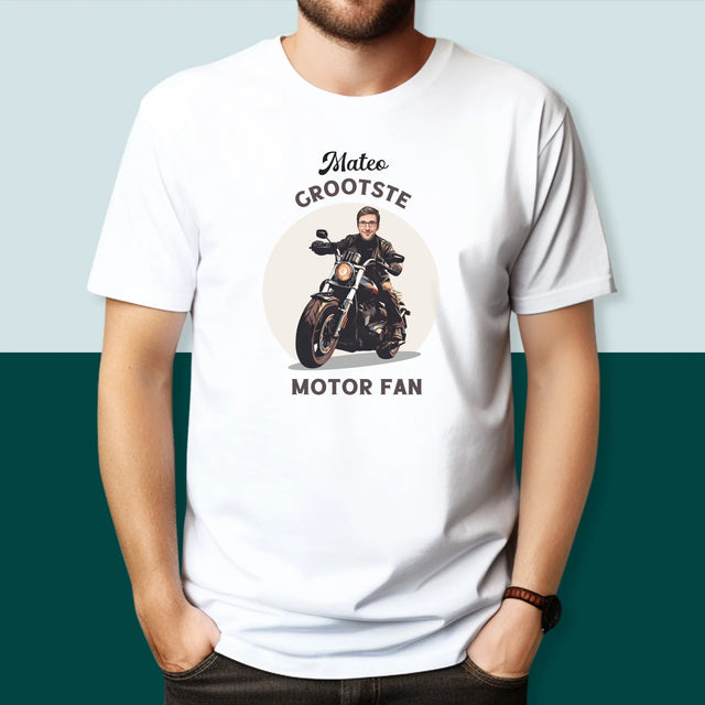 Jouw Karakter: Motor Fan - T-Shirt Voor Heren
