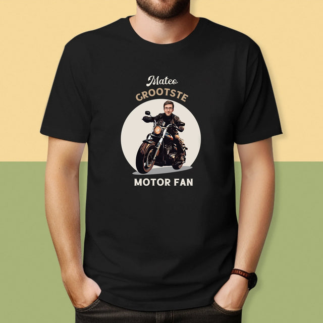 Jouw Karakter: Motor Fan - T-Shirt Voor Heren