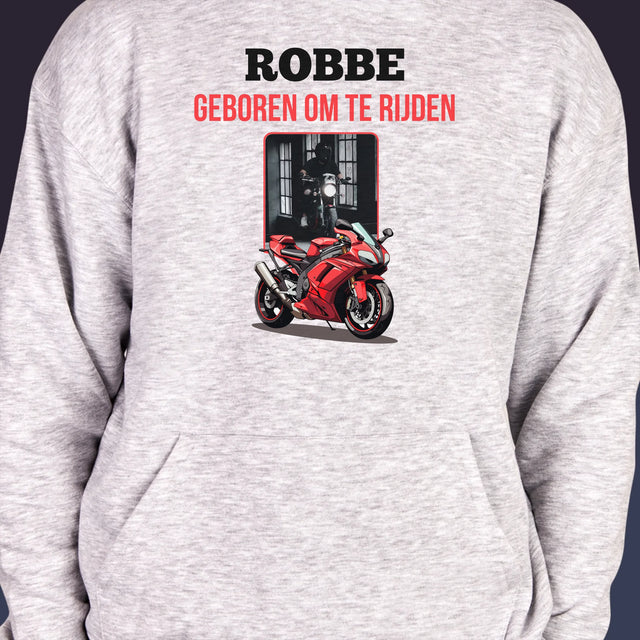 Foto En Handtekening: Geboren Om Te Rijden - Herentrui Met Kap