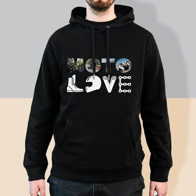 Woord Van Foto'S: Motolove - Herentrui Met Kap
