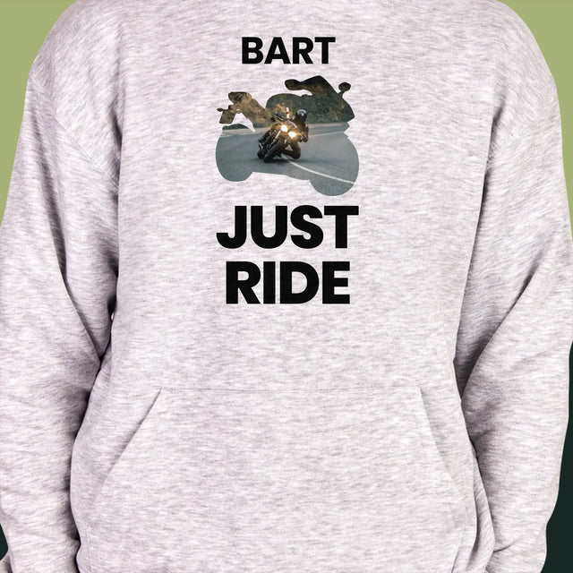 Vorm Van Foto'S: Just Ride - Herentrui Met Kap