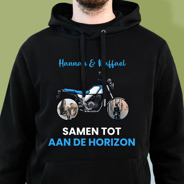 Fotocollage: Samen Tot Aan De Horizon - Herentrui Met Kap