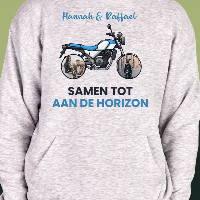Fotocollage: Samen Tot Aan De Horizon - Herentrui Met Kap