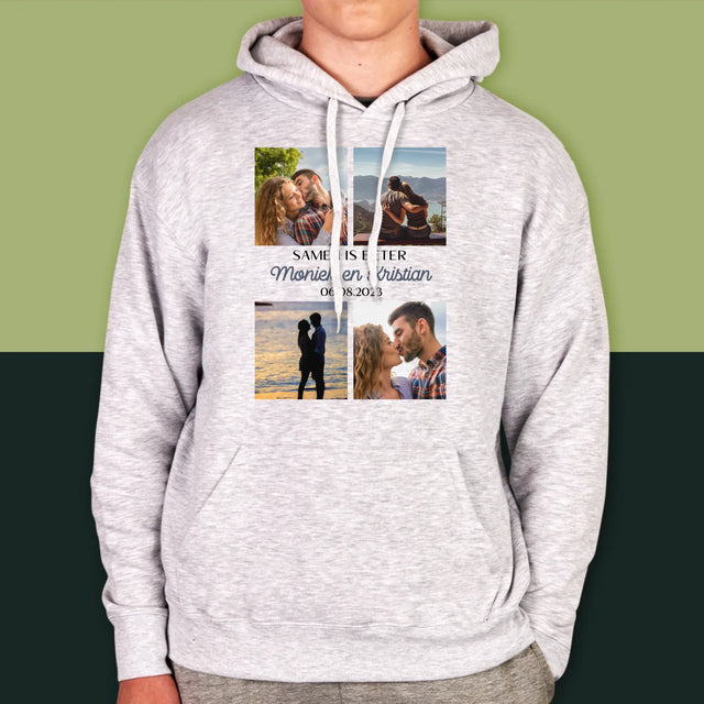 Fotocollage: Samen Is Beter - Herentrui Met Kap