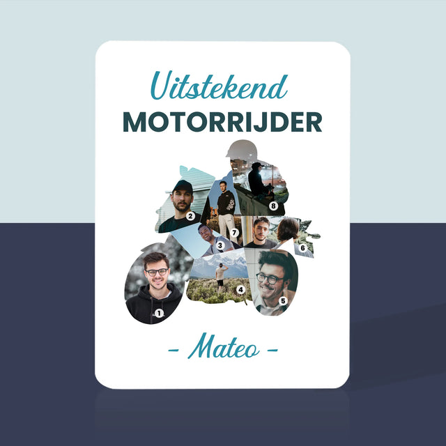 Vorm Van Foto'S: Uitstekend Motorrijder - Speelkaarten
