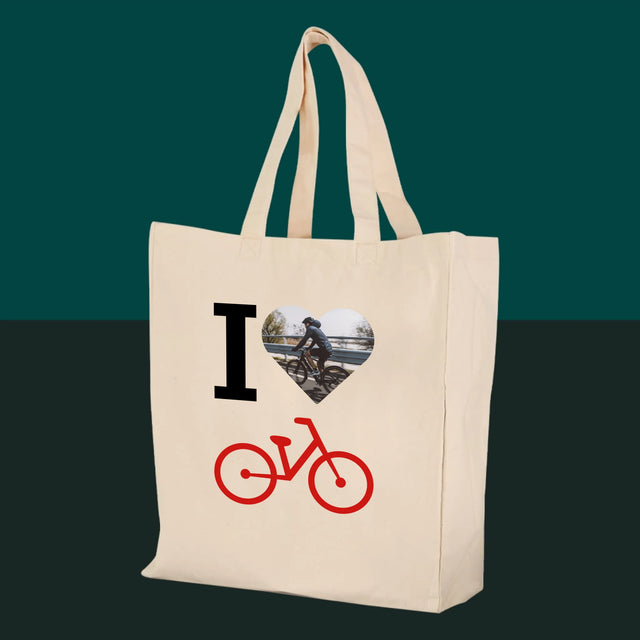 Foto: I Love Fiets - Canvas Tas