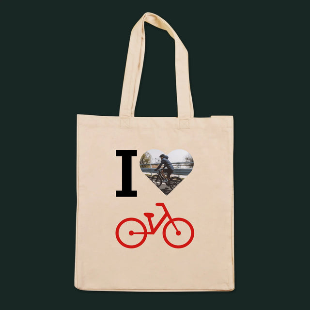 Foto: I Love Fiets - Canvas Tas