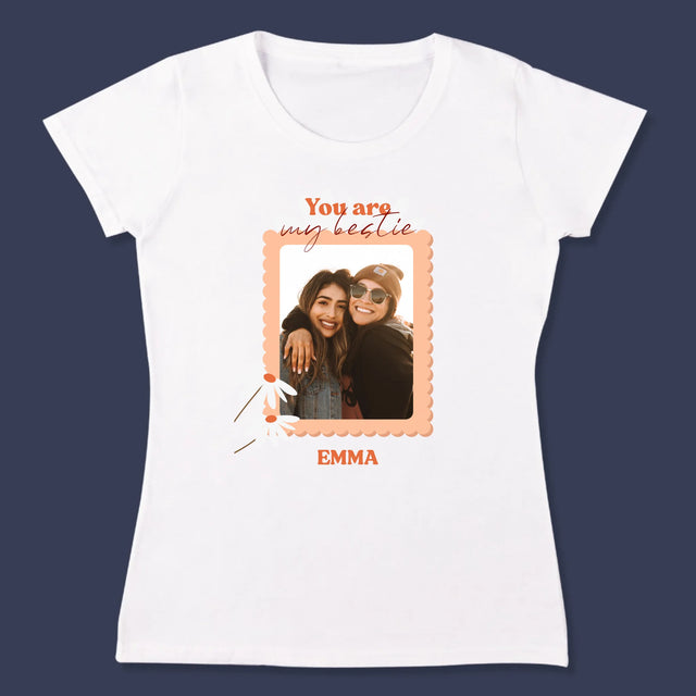 Fotocollage: Besties - T-Shirt Voor Dames