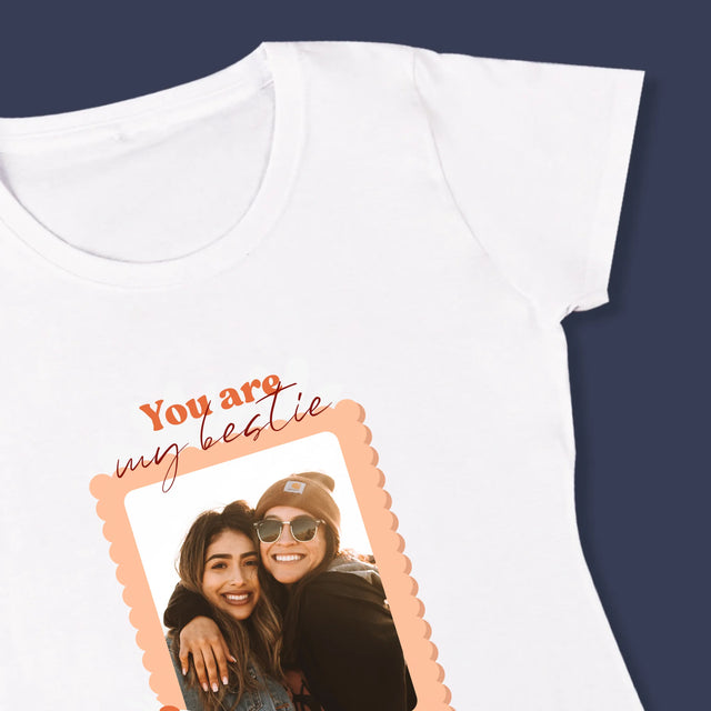 Fotocollage: Besties - T-Shirt Voor Dames