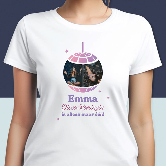 Fotocollage: Disco Koningin  - T-Shirt Voor Dames