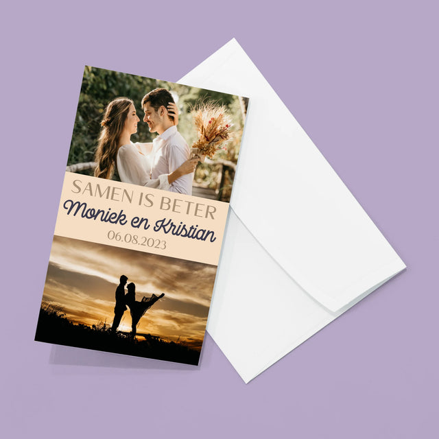 Fotocollage: Samen Is Beter - Grote Harmonica Van Foto'S