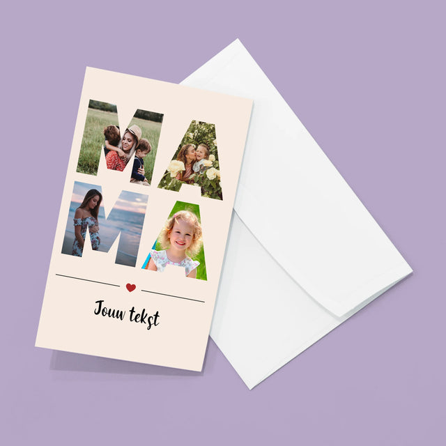 Woord Van Foto'S: Mama - Grote Harmonica Van Foto'S