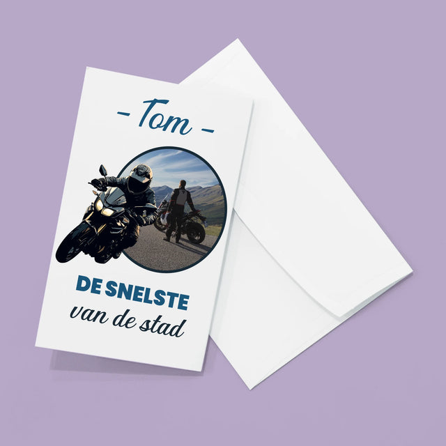 Foto En Handtekening: De Snelste Van De Stad  - Grote Harmonica Van Foto'S
