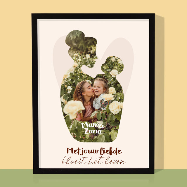 Vorm Van Foto'S: Jouw Liefde - Afdruk Met Frame 30X40 (Verticaal)