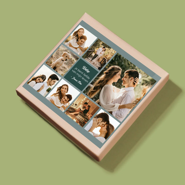 Fotocollage: Liefde Collage - Puzzel