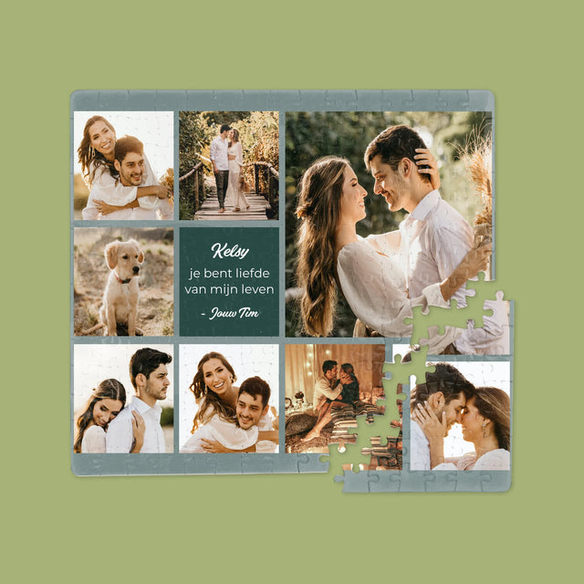 Fotocollage: Liefde Collage - Puzzel