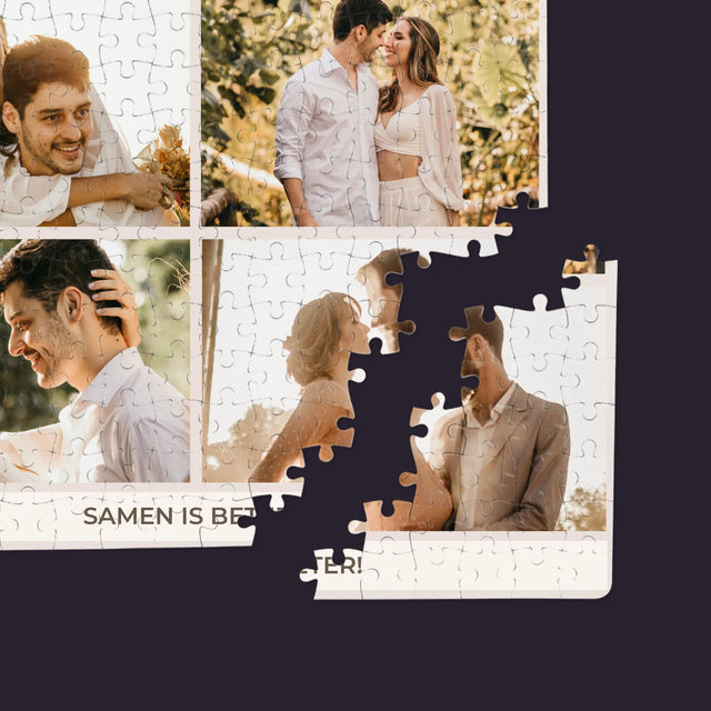 Fotocollage: Samen Is Beter - Puzzel