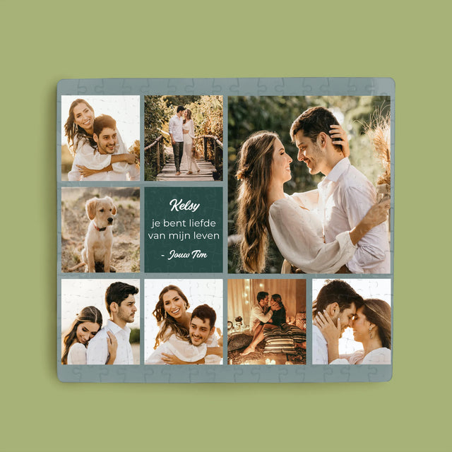 Fotocollage: Liefde Collage - Puzzel