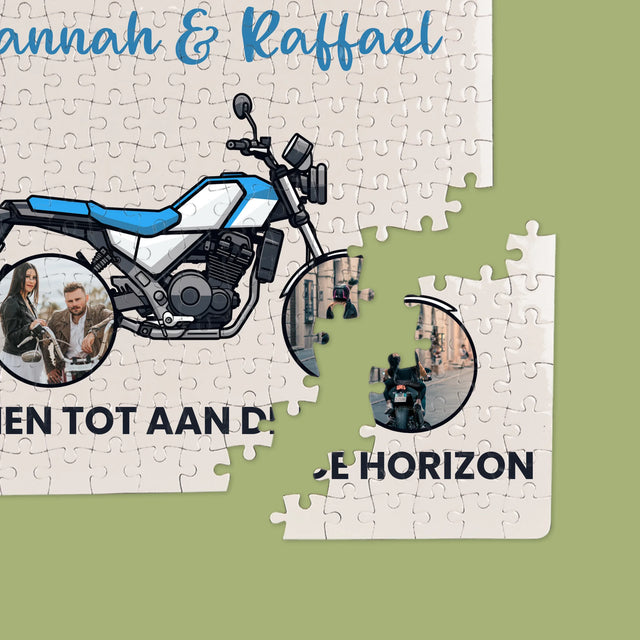 Fotocollage: Samen Tot Aan De Horizon - Puzzel