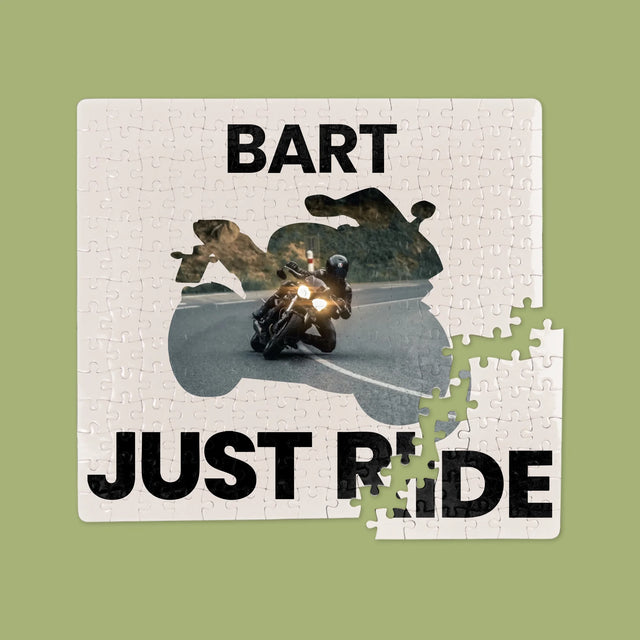 Vorm Van Foto'S: Just Ride - Puzzel