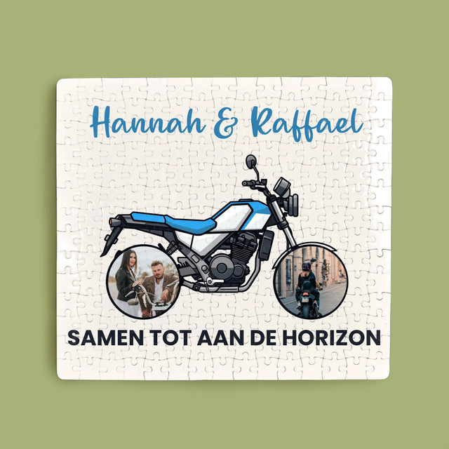 Fotocollage: Samen Tot Aan De Horizon - Puzzel