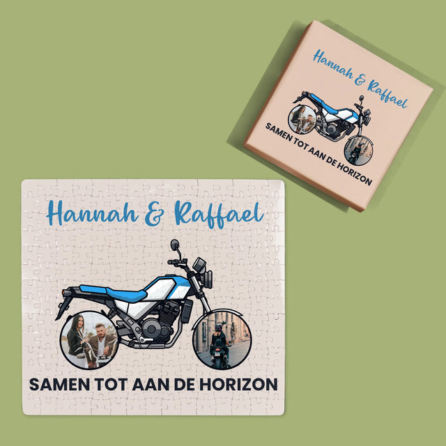 Fotocollage: Samen Tot Aan De Horizon - Puzzel