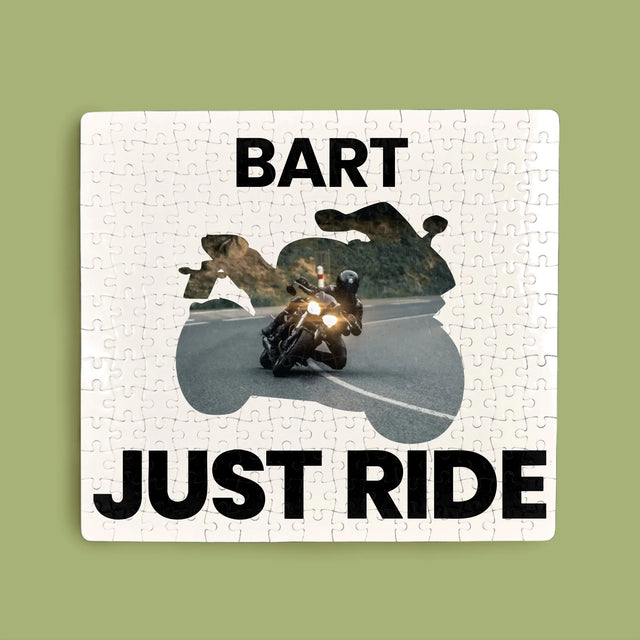 Vorm Van Foto'S: Just Ride - Puzzel